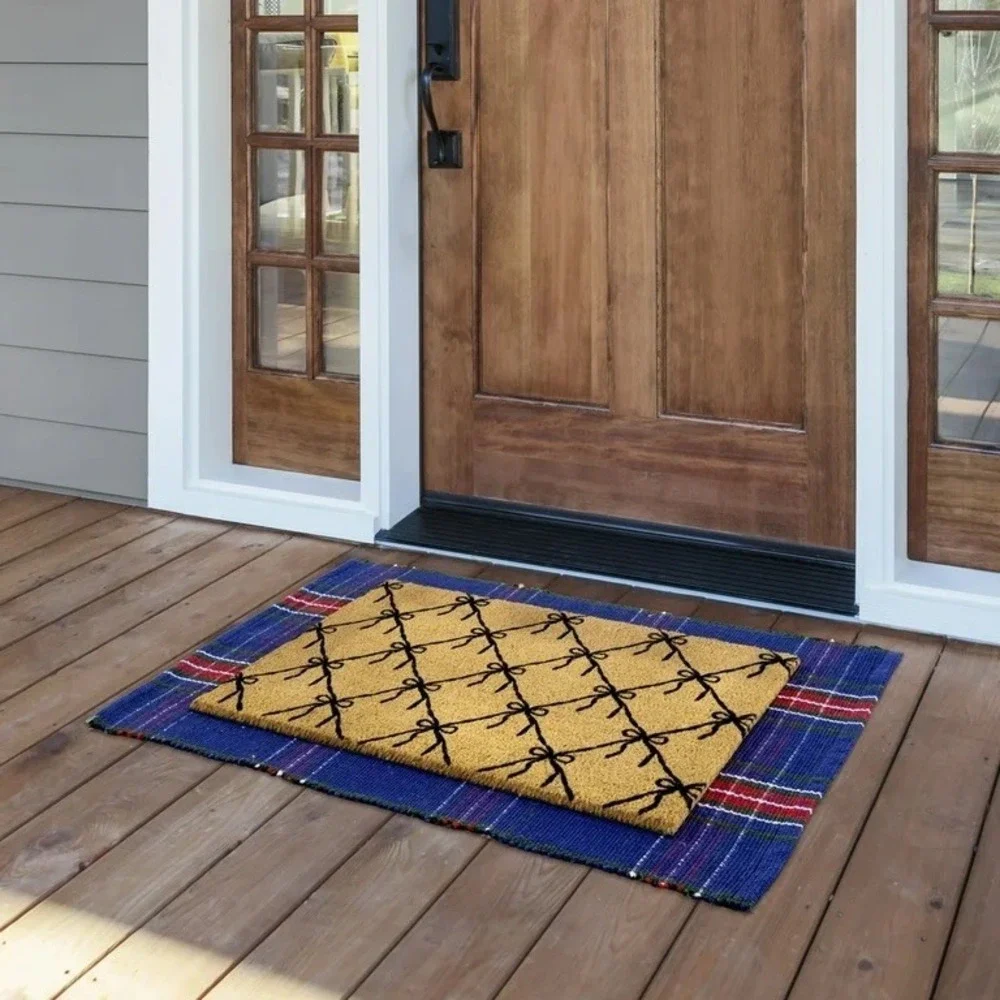 My Texas House navy tartan